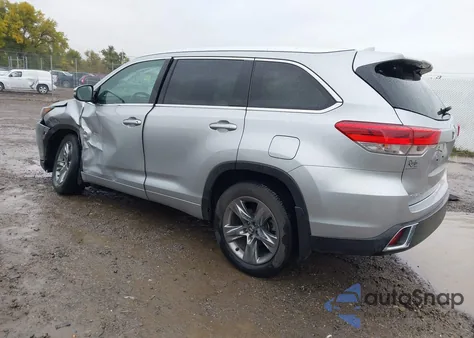 2019 Toyota Highlander Limited Platinum из США, поврежденный, VIN 5TDDZRFH1KS702319
